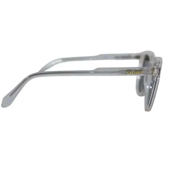 Quay Australia JACKPOT Round Sunglasses - Clear / Smoke - NWT - Picture 7 of 10